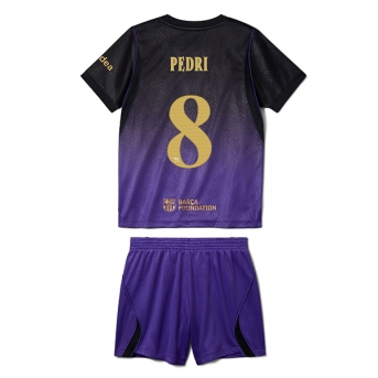 Barcelona Pedri Gonzalez #8 Maglia Gara Trasferta Repliche 2026-27 Bambino Maniche Corte